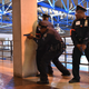 Police search through a Brooklyn high school during an active shooter drill on May 15, 2016 (NYPD)